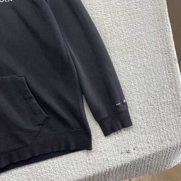 Y2K Analog Black Hoodie Men L Snowboard Full Zip Burton Design Unlikely Futures - Picture 4 of 16